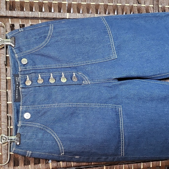 Veronica Beard Dark Blue Flare Jeans - Picture 5 of 6